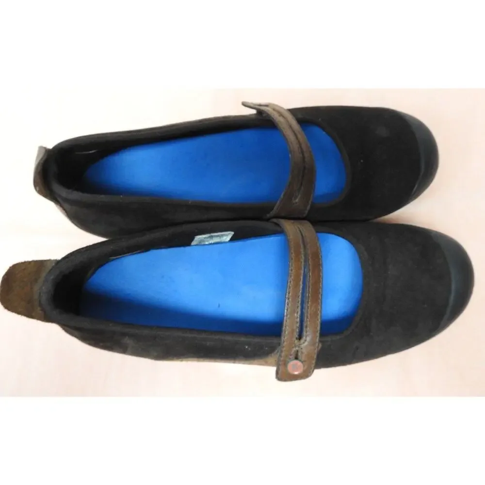 Merrell 8 M brown clogs leather suede mary jane leather shoes expresso